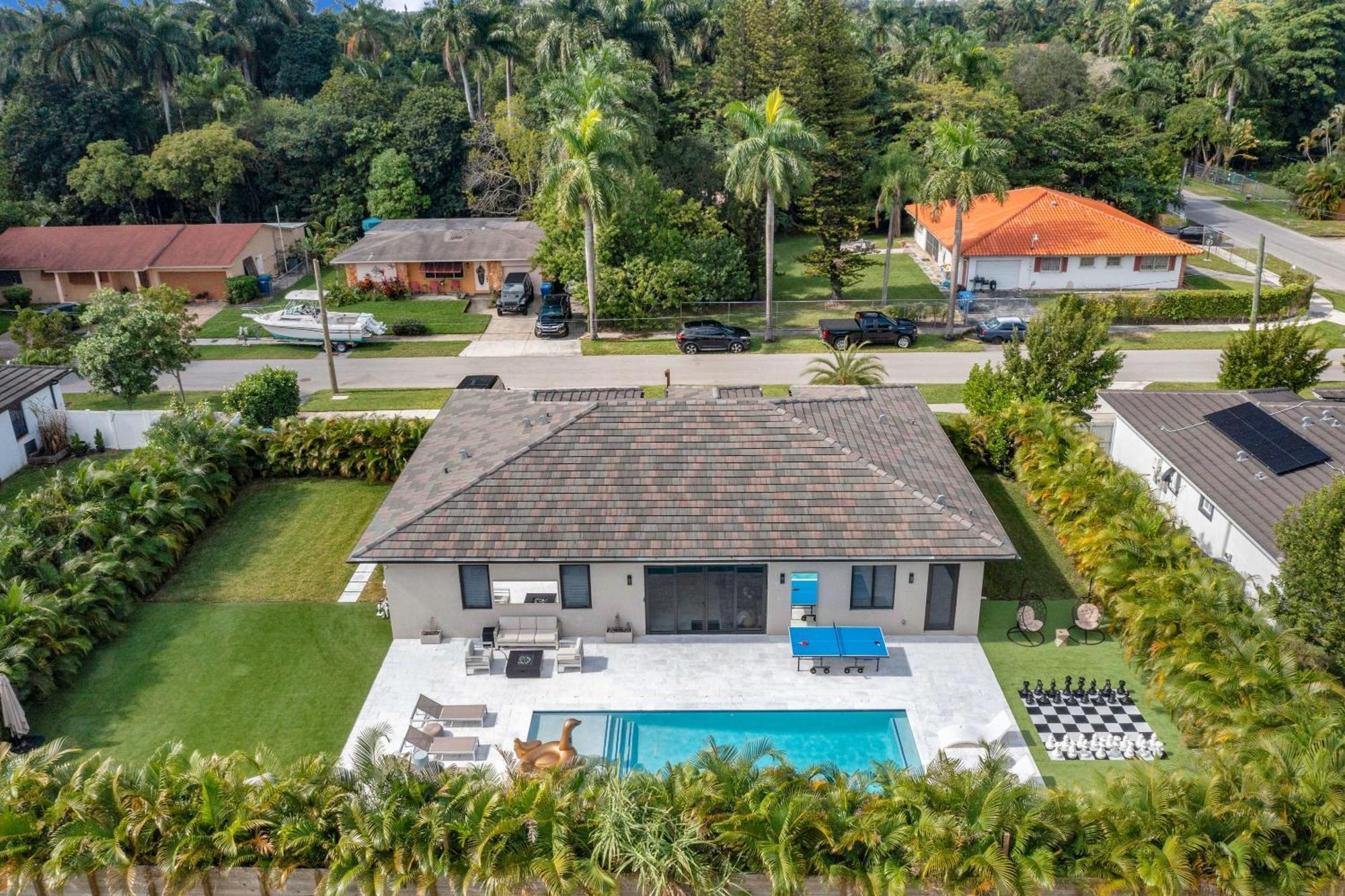 Luxury Villa Amara W/Heated Pool/Sauna/Gym/Bbq Miami Luaran gambar